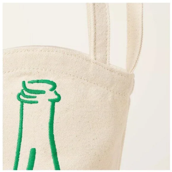 Kate Spade x Target Wine Embroidered Canvas Tote Bag - Picture 4 of 6